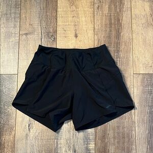 Brooks Run Happy Women's Black Running Athletic Lined Shorts Size XS